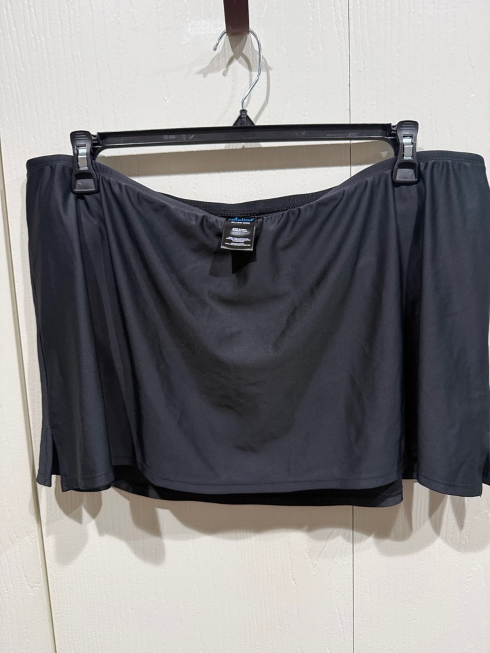 Catalina Womens Plus Size
Swim Skirt Bottom 2X (18W - 20W)
Black Swim Skirt